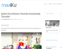 Tablet Screenshot of maviojelikiz.com